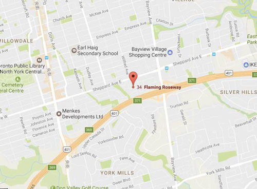 34 Flaming Roseway Map