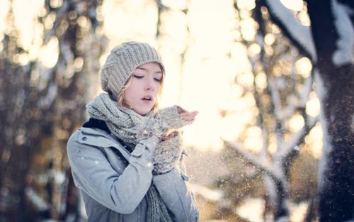 women in winter