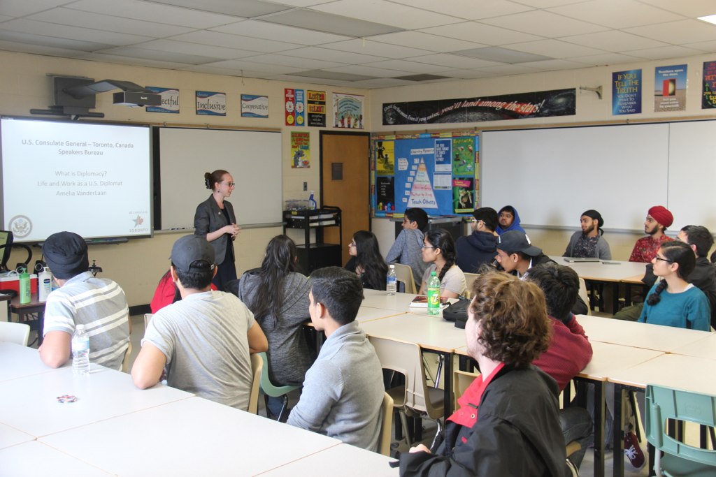 the class in secondary school of Canada