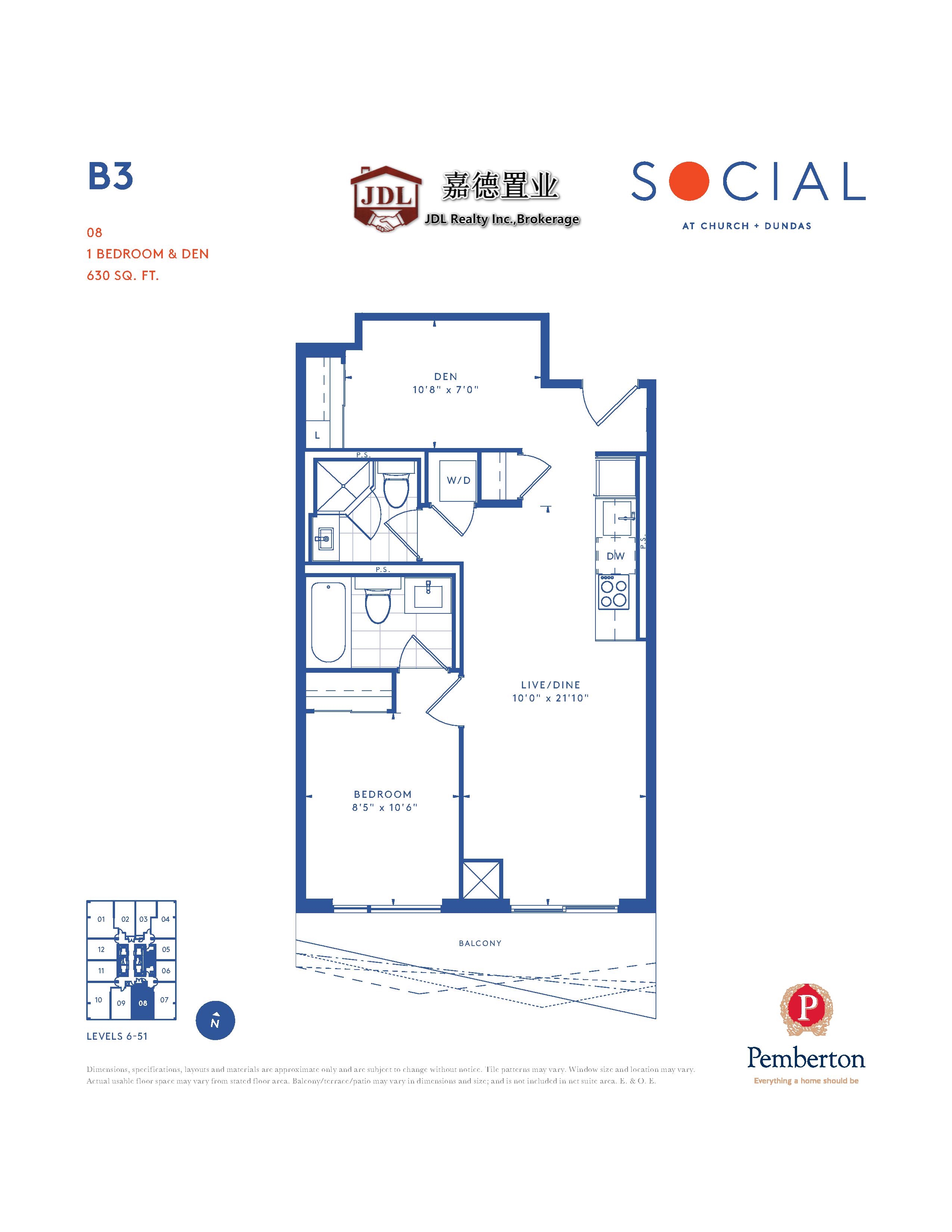 Social Tower floor plan 1 10