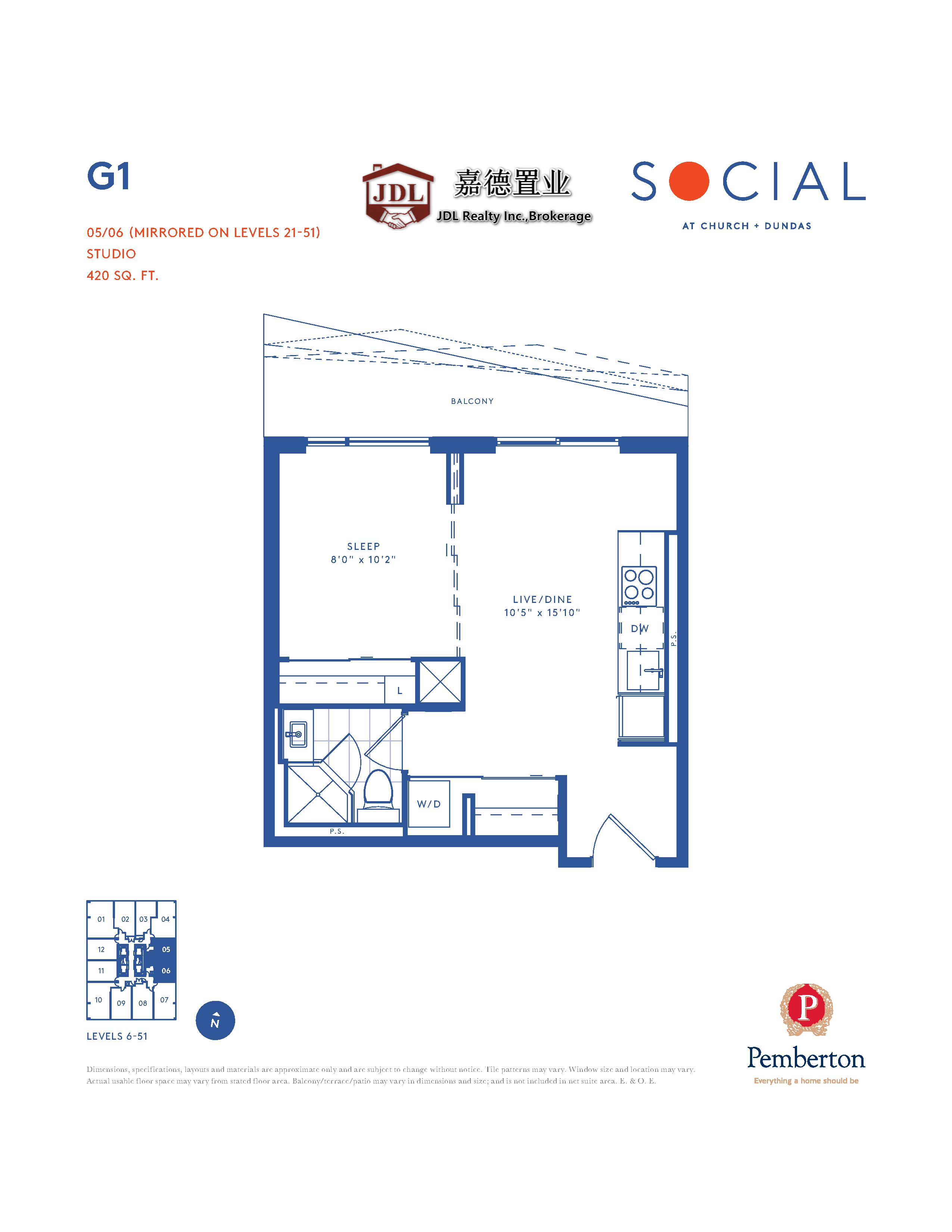 Social Tower floor plan 1 8