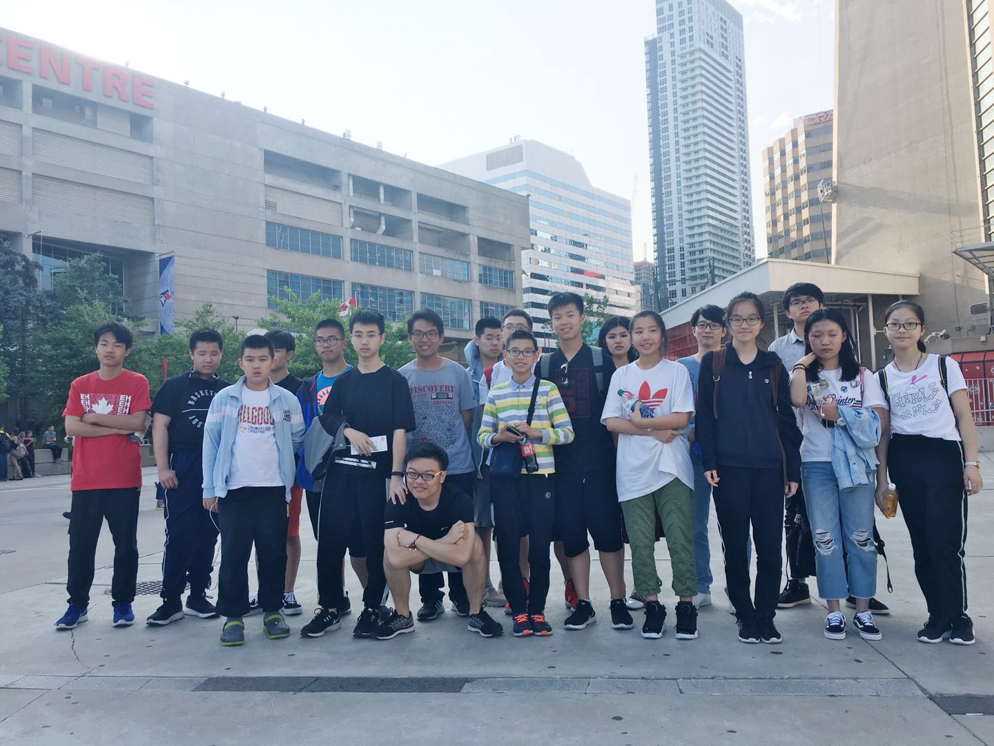 together at the CN tower